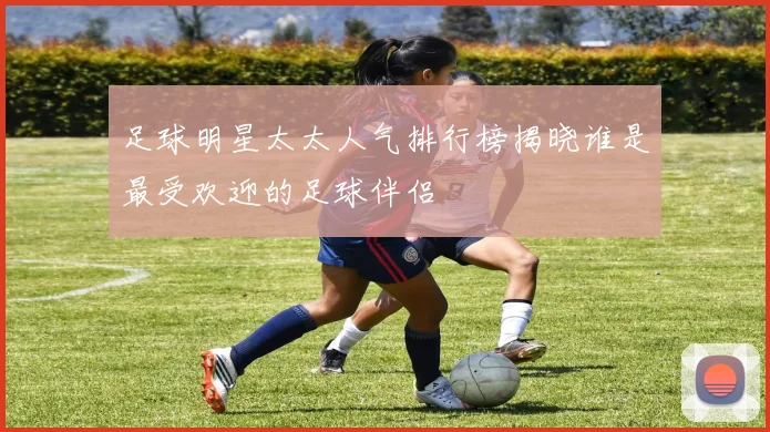 足球明星太太人气排行榜揭晓谁是最受欢迎的足球伴侣